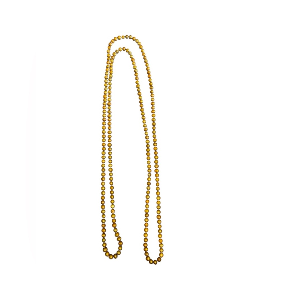 Chic Gold Beaded Necklace